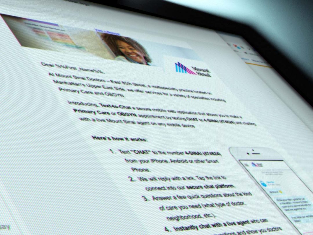 Email for Mount Sinai Health System