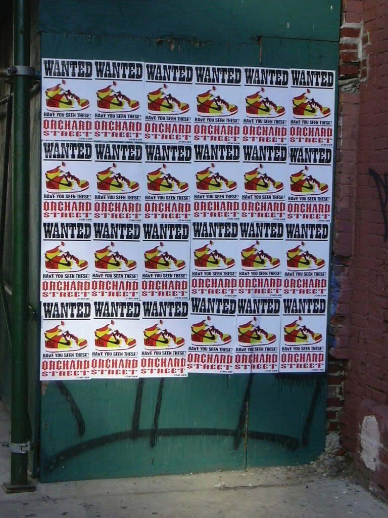 OrchardStreet-Posters-3 Orchard Street Custom Nike Dunk Posters on New York city walls