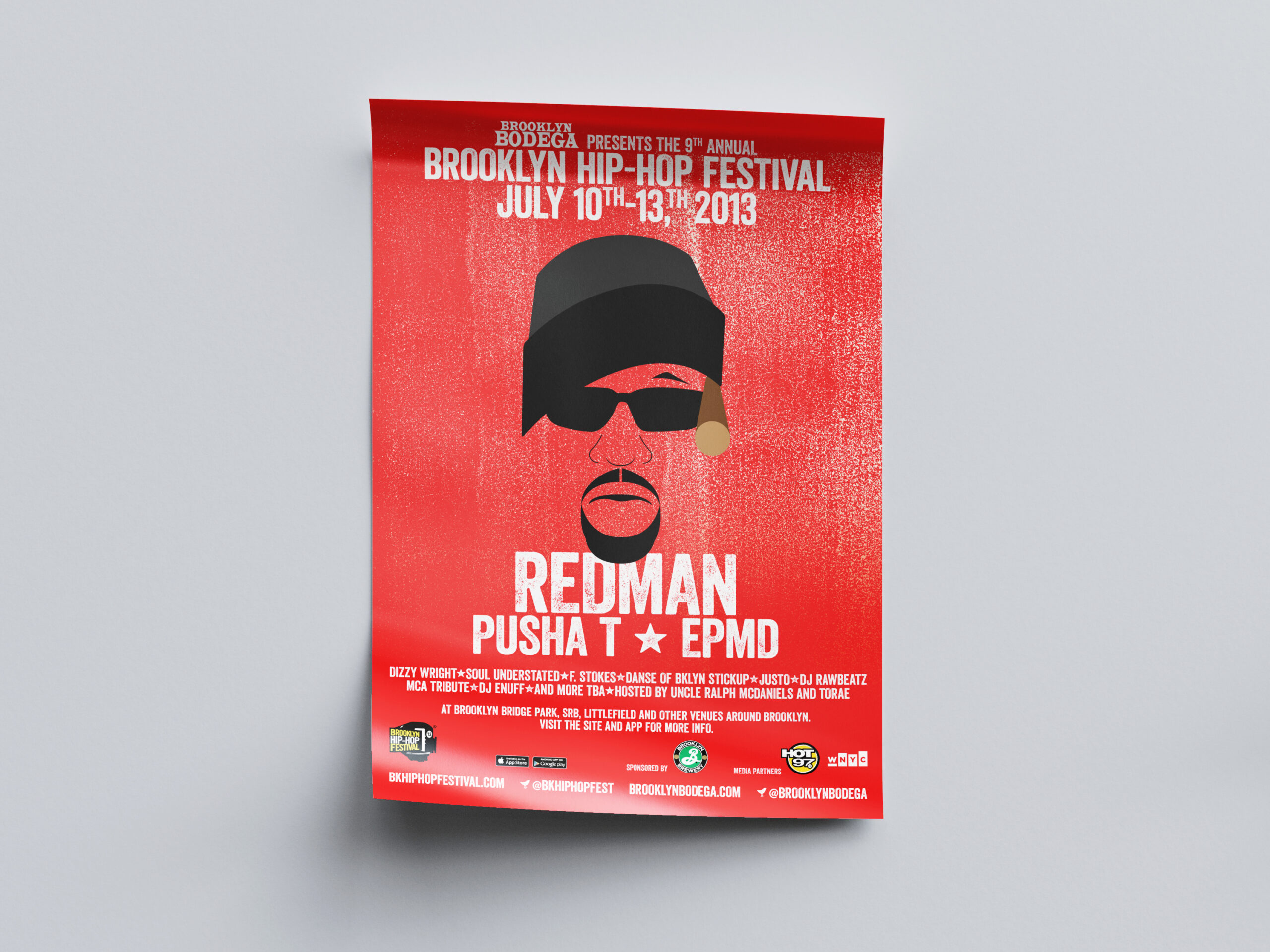 Mockups Design Brooklyn Hip-Hop Festival 4